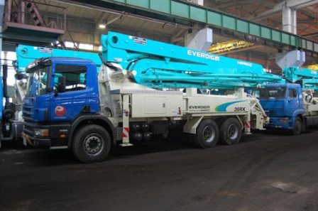 Concrete pump trucks от Ibbo: 