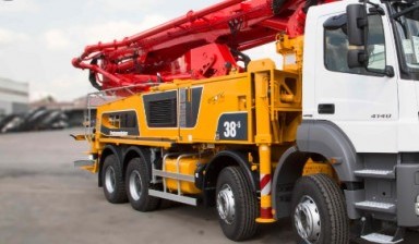 Concrete pump trucks от Way: mercedes 1 photos