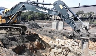 Rock breaker machine от Hytec: Hyundai 1 photos